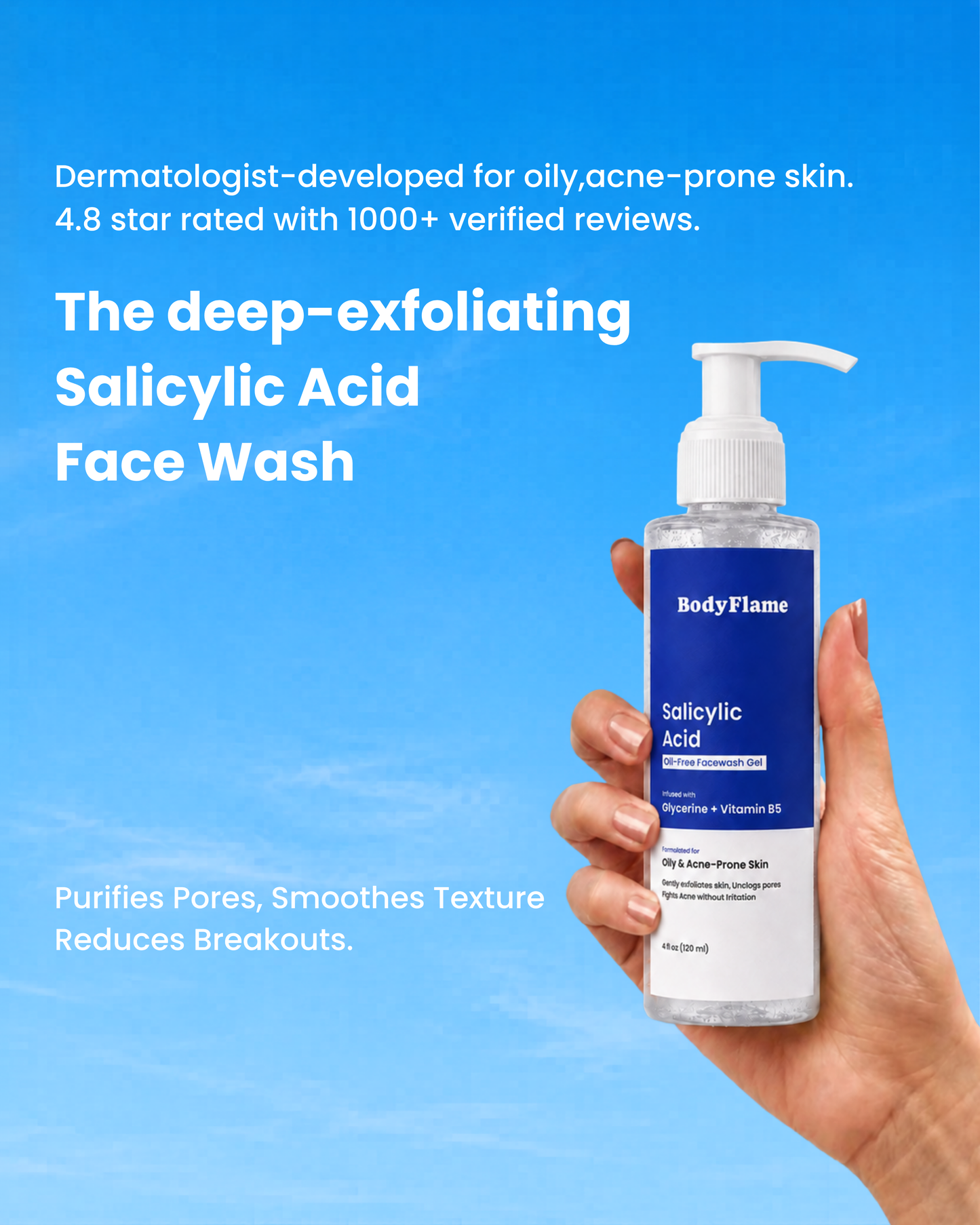 Bodyflame™ - Salicylic Acid Gel Facewash