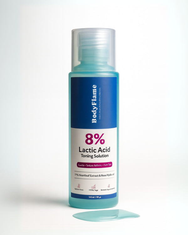 Lactic Solution Lactic Acid 8% Toning Solution – Bodyflame